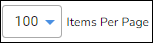 items per page